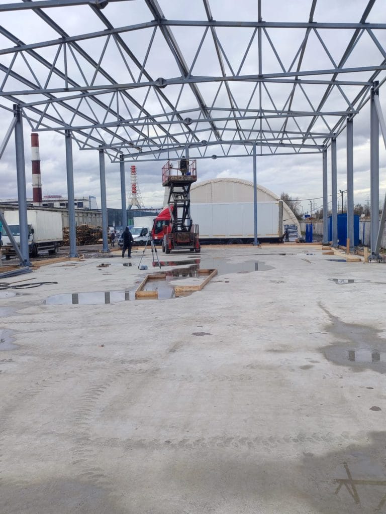 Изготовление металлоконструкций склад ангар